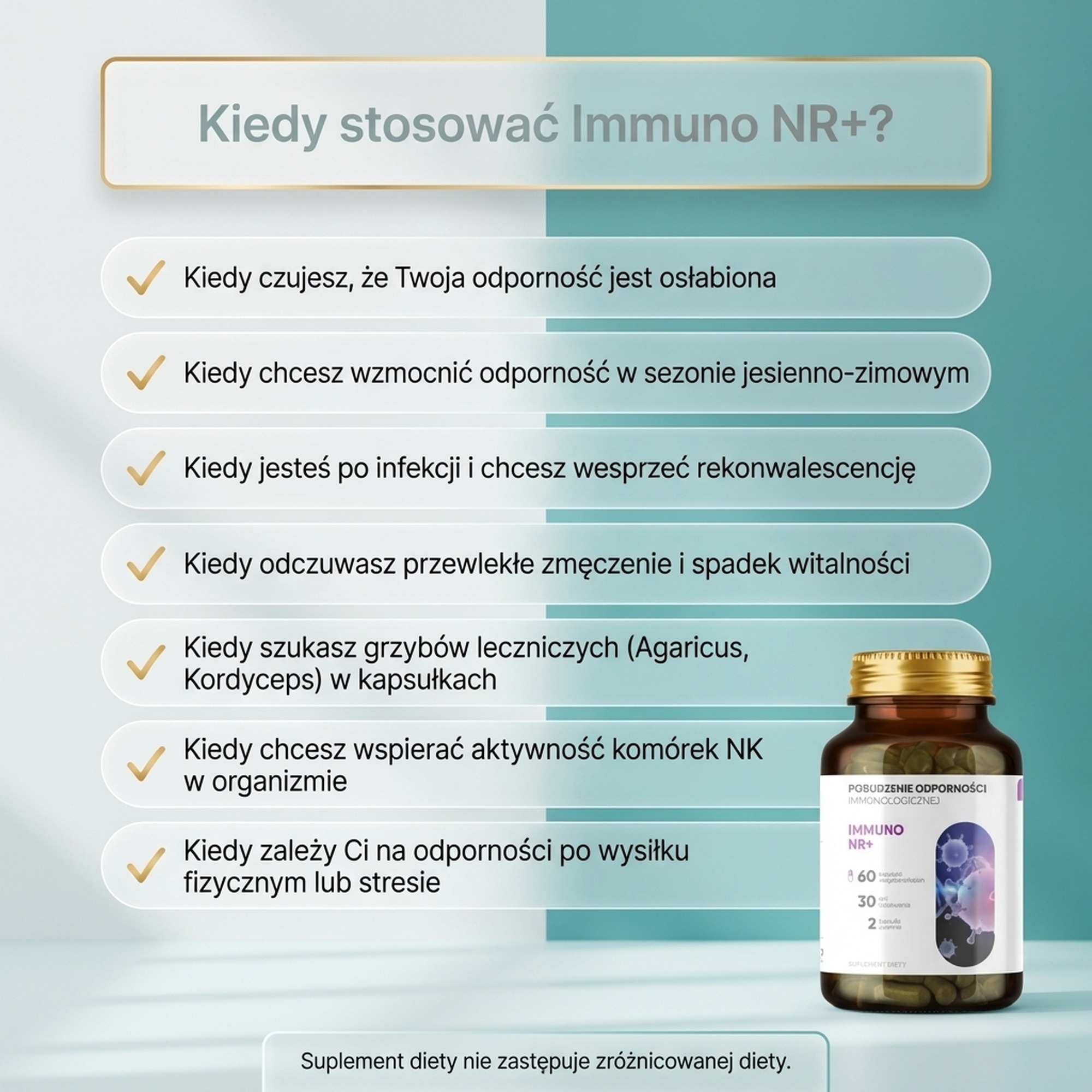 Immuno NR+ - Graviola + Morela + Agaricus na wsparcie odporności