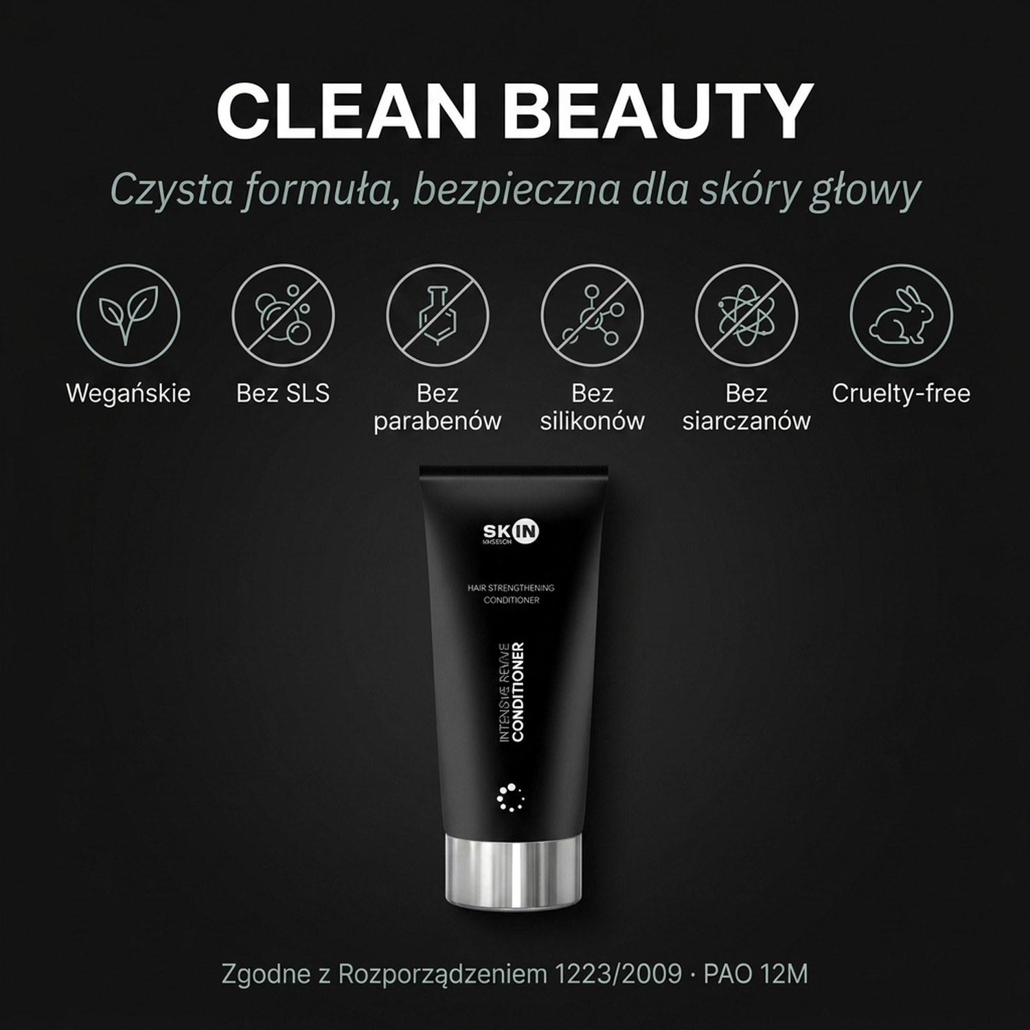 Intensive Revive Conditioner - Revitalizing Conditioner with Skullcap + Sea Buckthorn + Caffeine - Skin Mission
