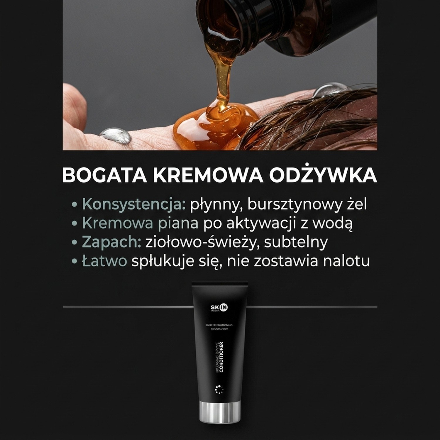 Intensive Revive Conditioner - Revitalizing Conditioner with Skullcap + Sea Buckthorn + Caffeine - Skin Mission