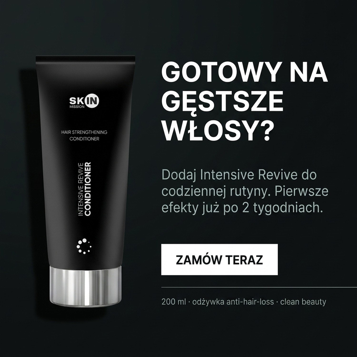 Intensive Revive Conditioner - Revitalizing Conditioner with Skullcap + Sea Buckthorn + Caffeine - Skin Mission