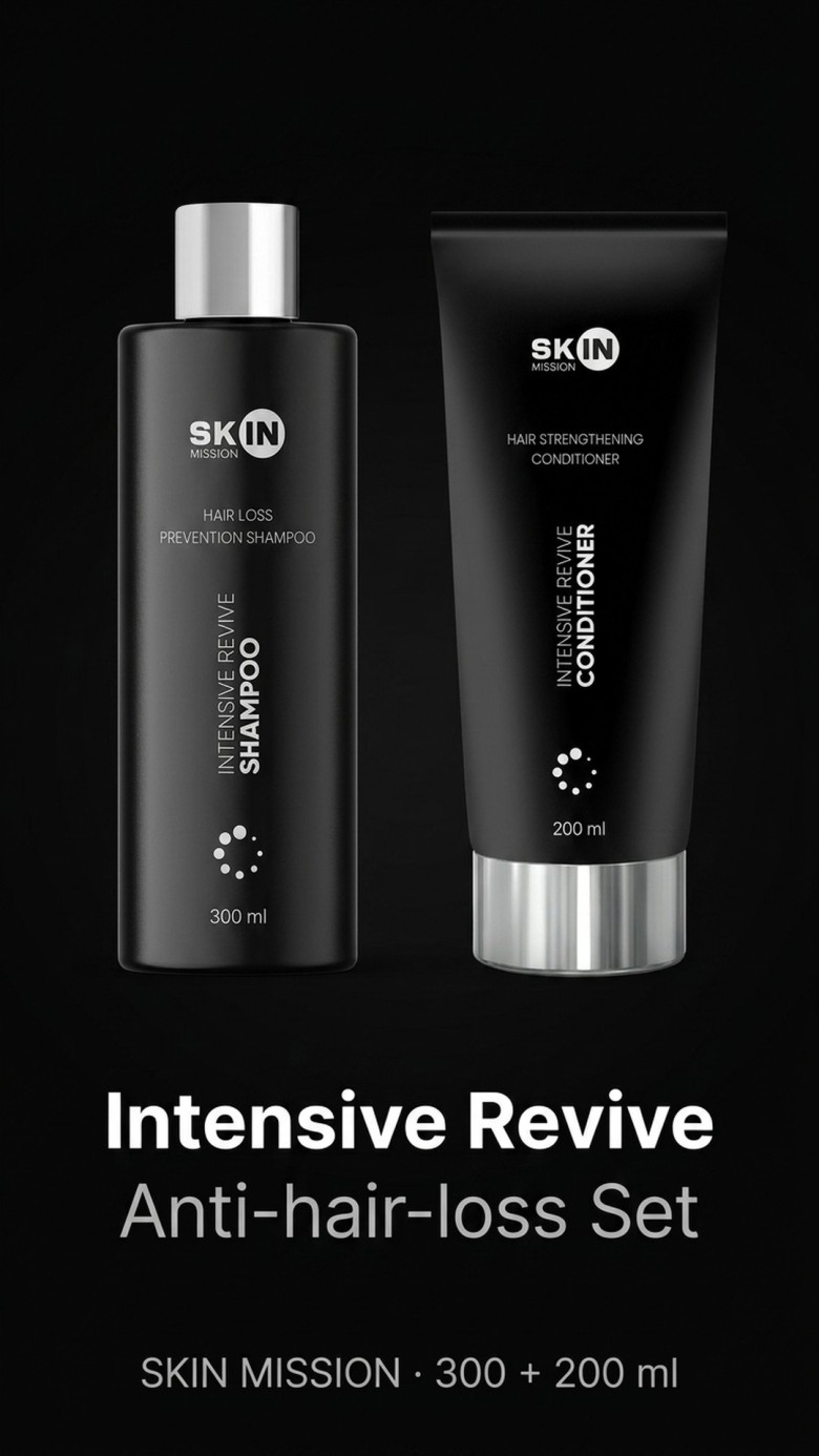 Set: Intensive Revive - Shampoo + Conditioner anti-hair-loss - Skin Mission