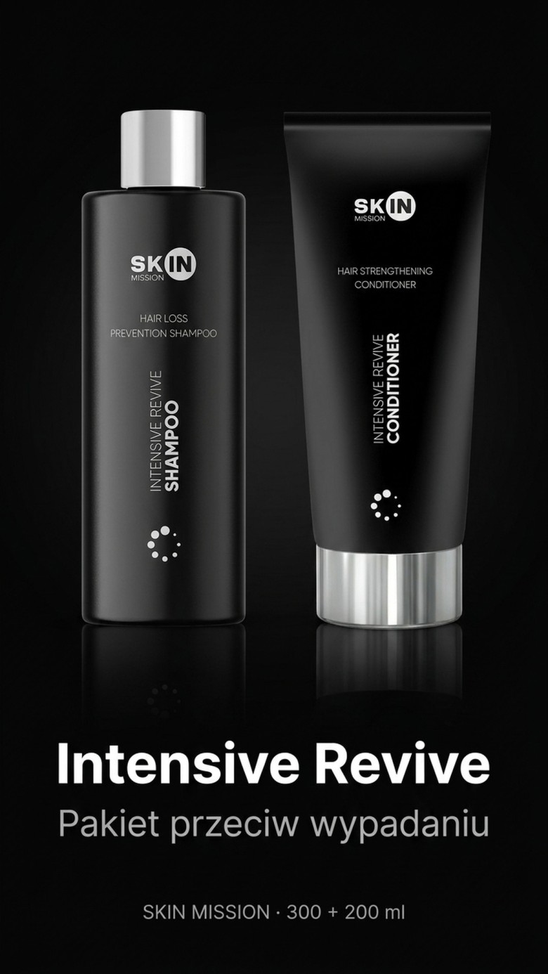 Pakiet: Intensive Revive - Szampon + Odżywka przeciw wypadaniu włosów - Skin Mission