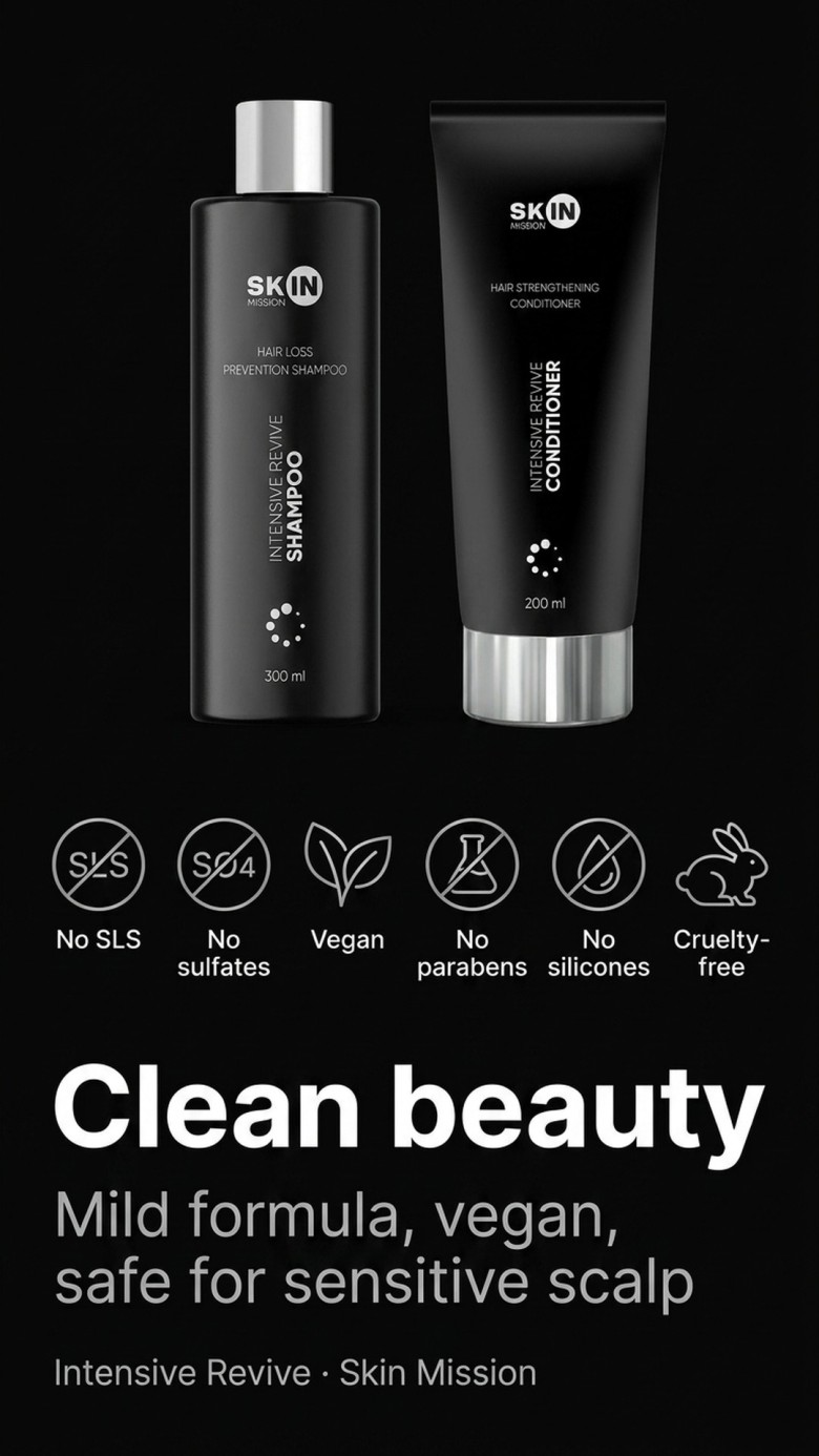 Set: Intensive Revive - Shampoo + Conditioner anti-hair-loss - Skin Mission