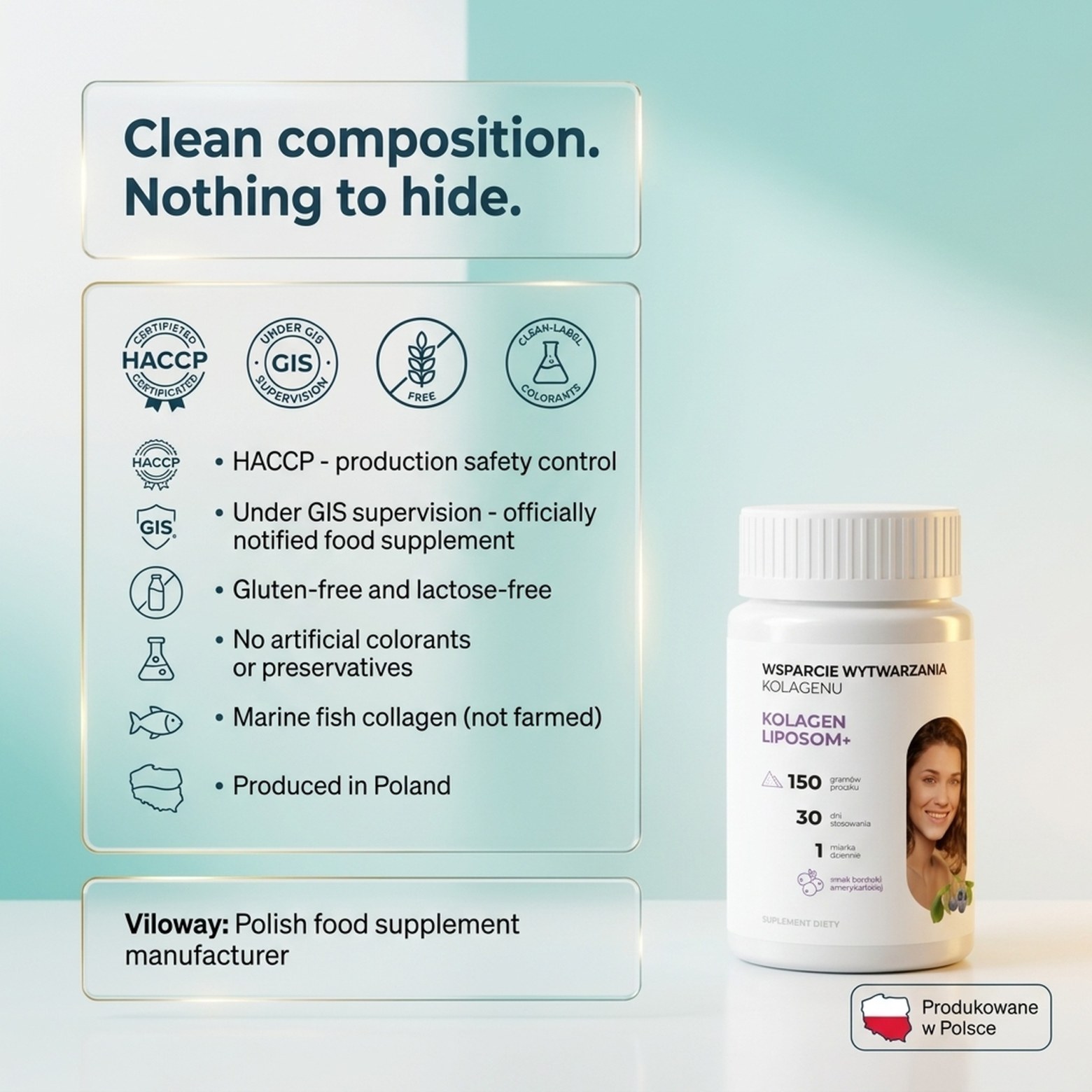 Liposomal Collagen+ with Blueberry Flavor + stirrer