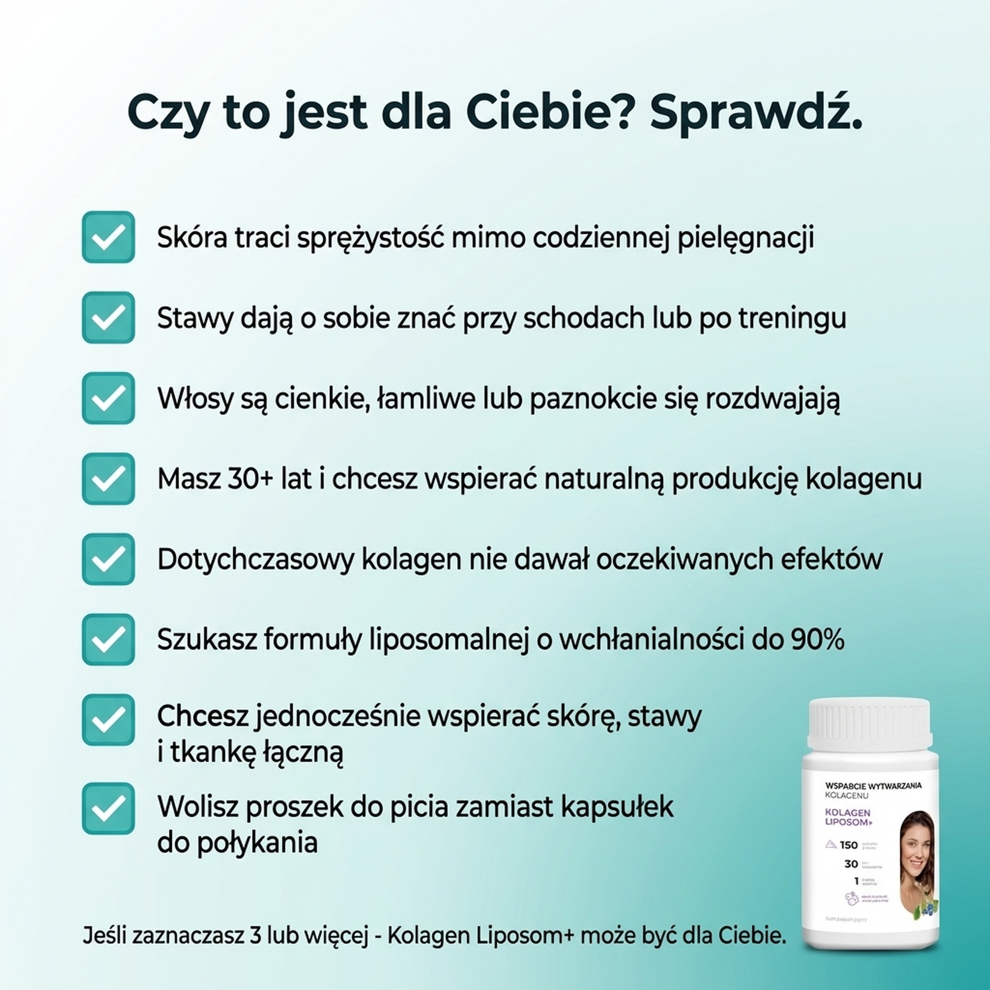 Kolagen Liposom+ Borówka - Kolagen rybi + Hialuron + Centella w liposomach