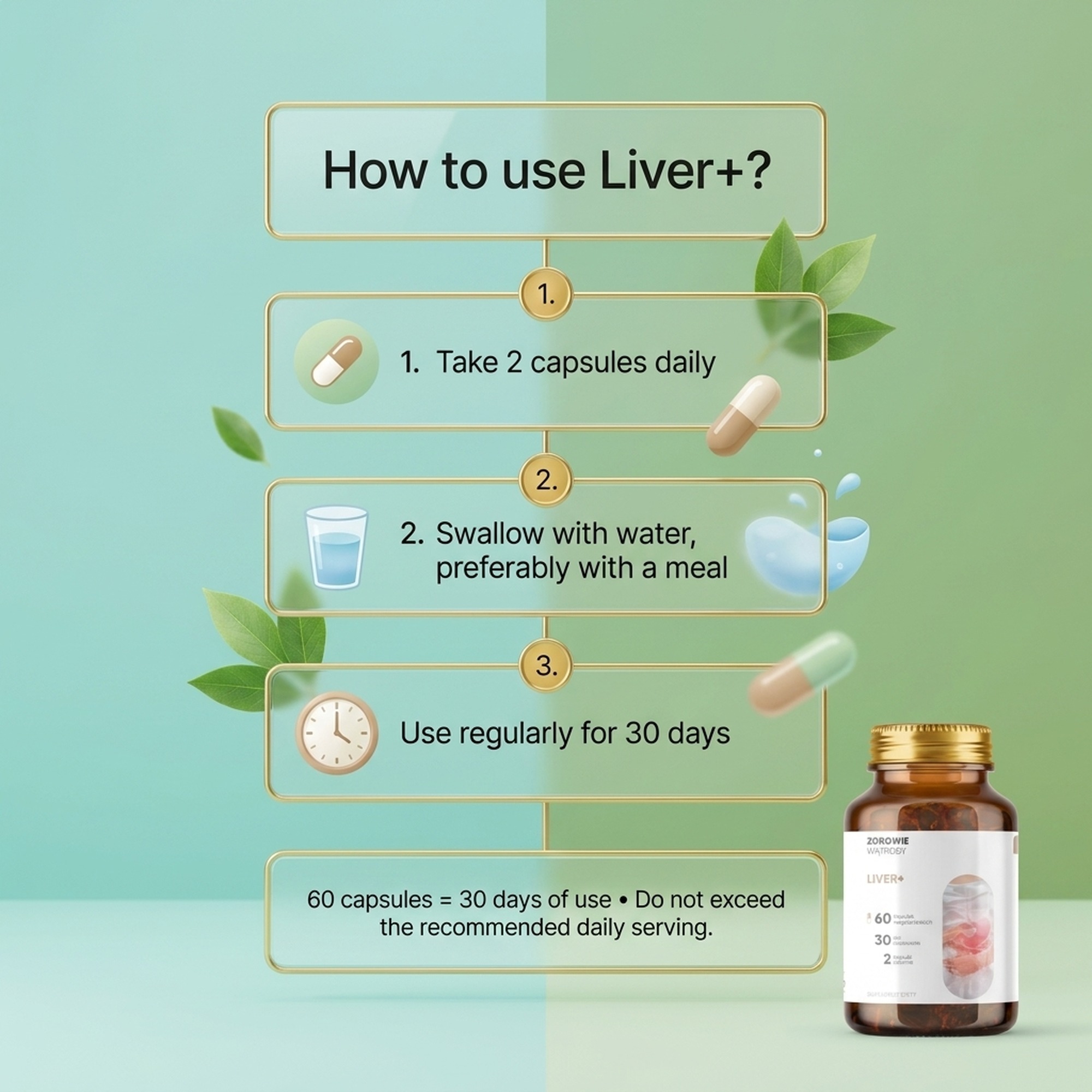 Liver+ - Dandelion + Kutki + Burdock for Liver Support