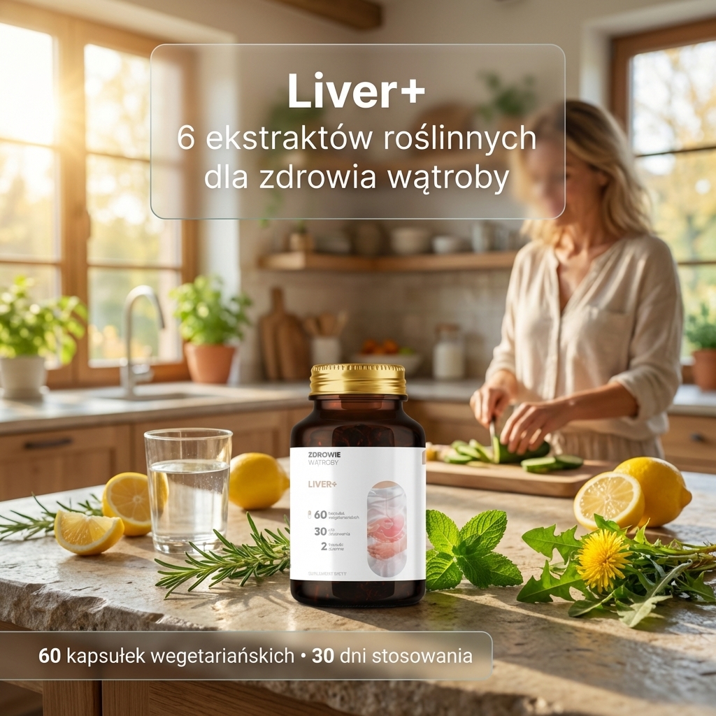 Liver+ - Mniszek + Katuka + Łopian na wsparcie wątroby