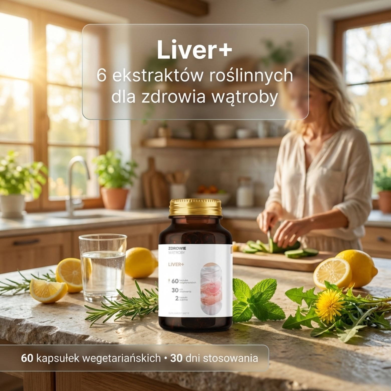 Liver+ - Mniszek + Katuka + Łopian na wsparcie wątroby