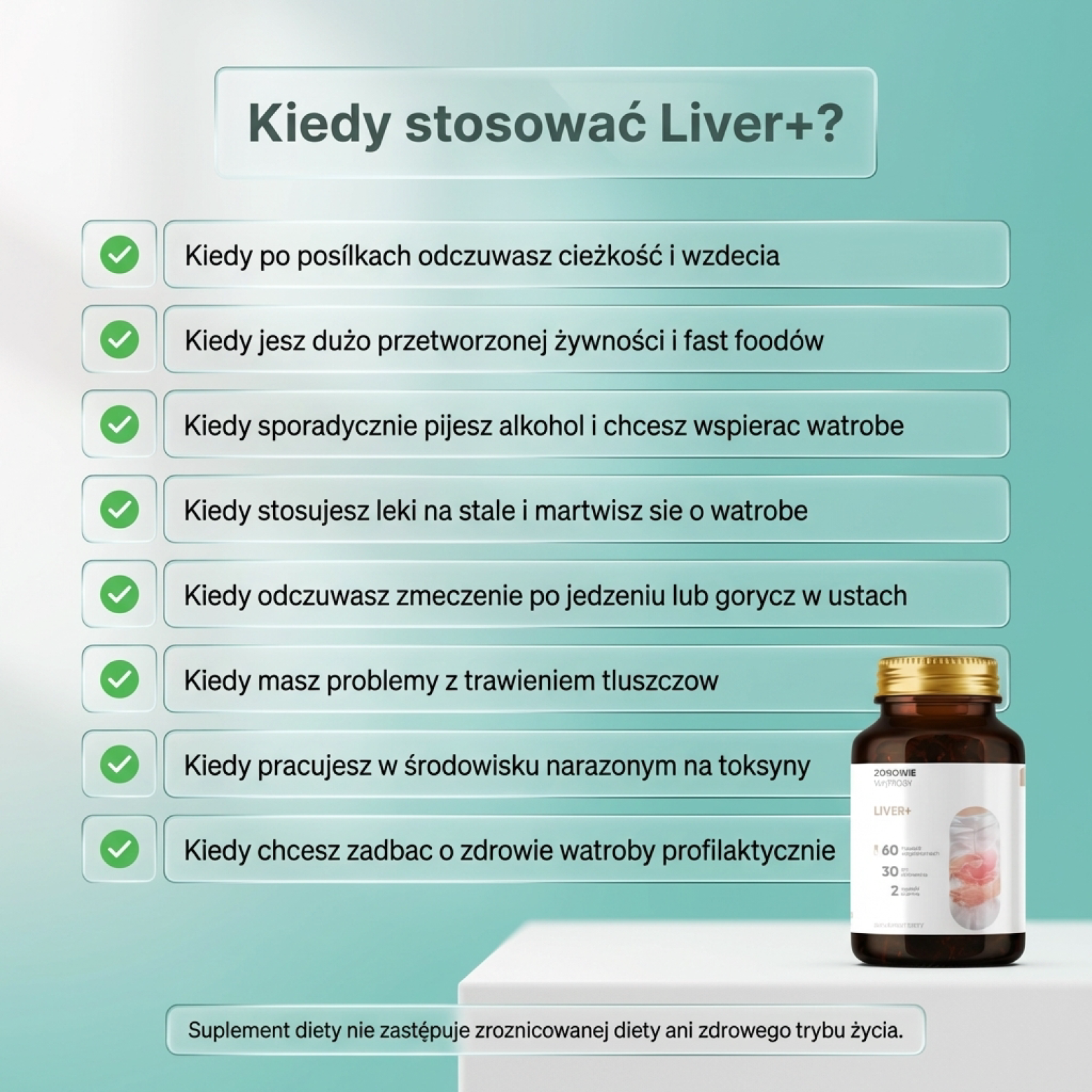 Liver+ - Mniszek + Katuka + Łopian na wsparcie wątroby