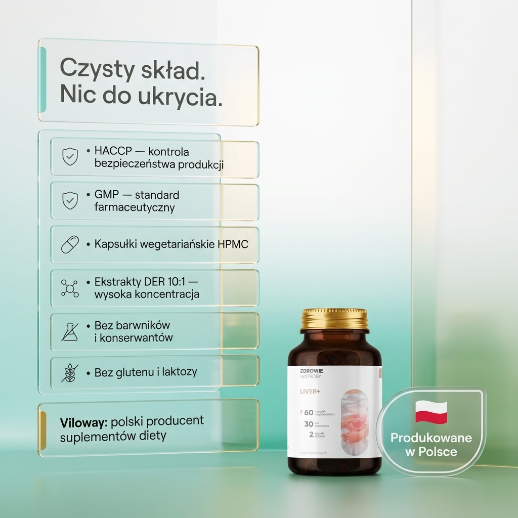 Liver+ - Mniszek + Katuka + Łopian na wsparcie wątroby