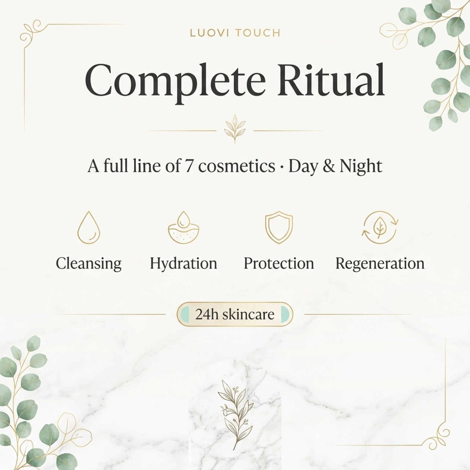 Set: LUOVI Touch Complete - Morning + Night - Day and Night skincare ritual