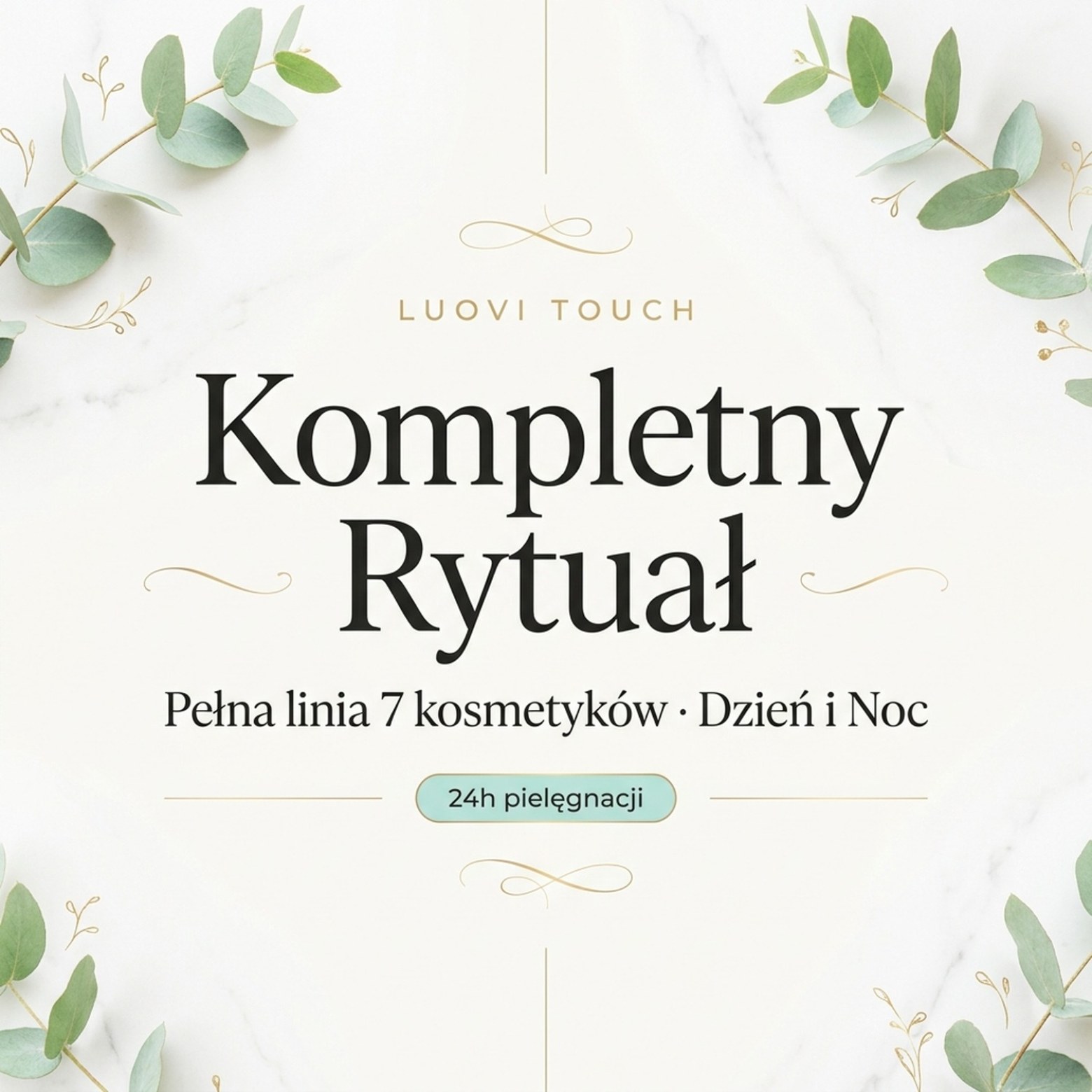 Pakiet: LUOVI Touch Komplet - Morning + Night - Poranny i wieczorny rytuał pielęgnacyjny