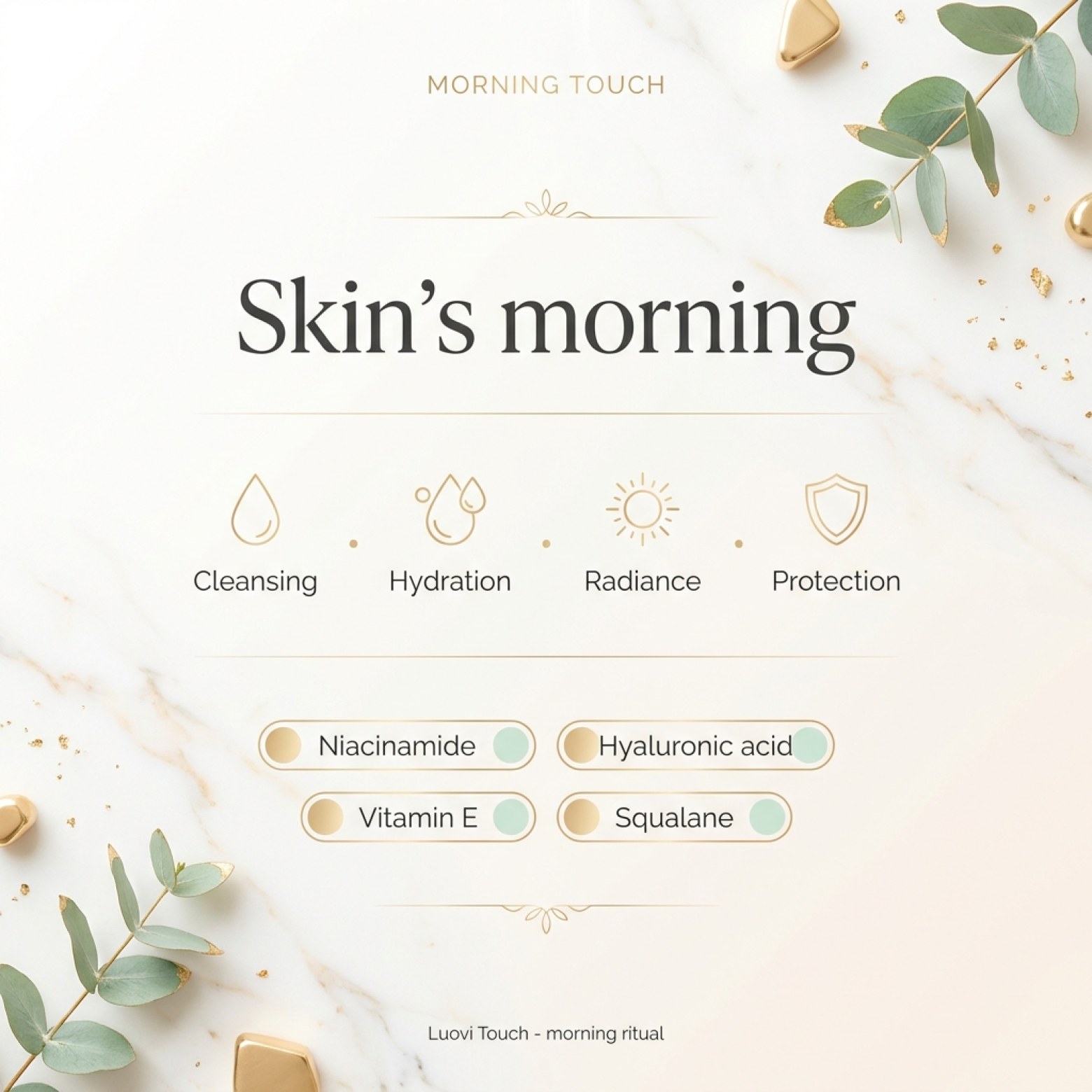 Set: LUOVI Touch Complete - Morning + Night - Day and Night skincare ritual