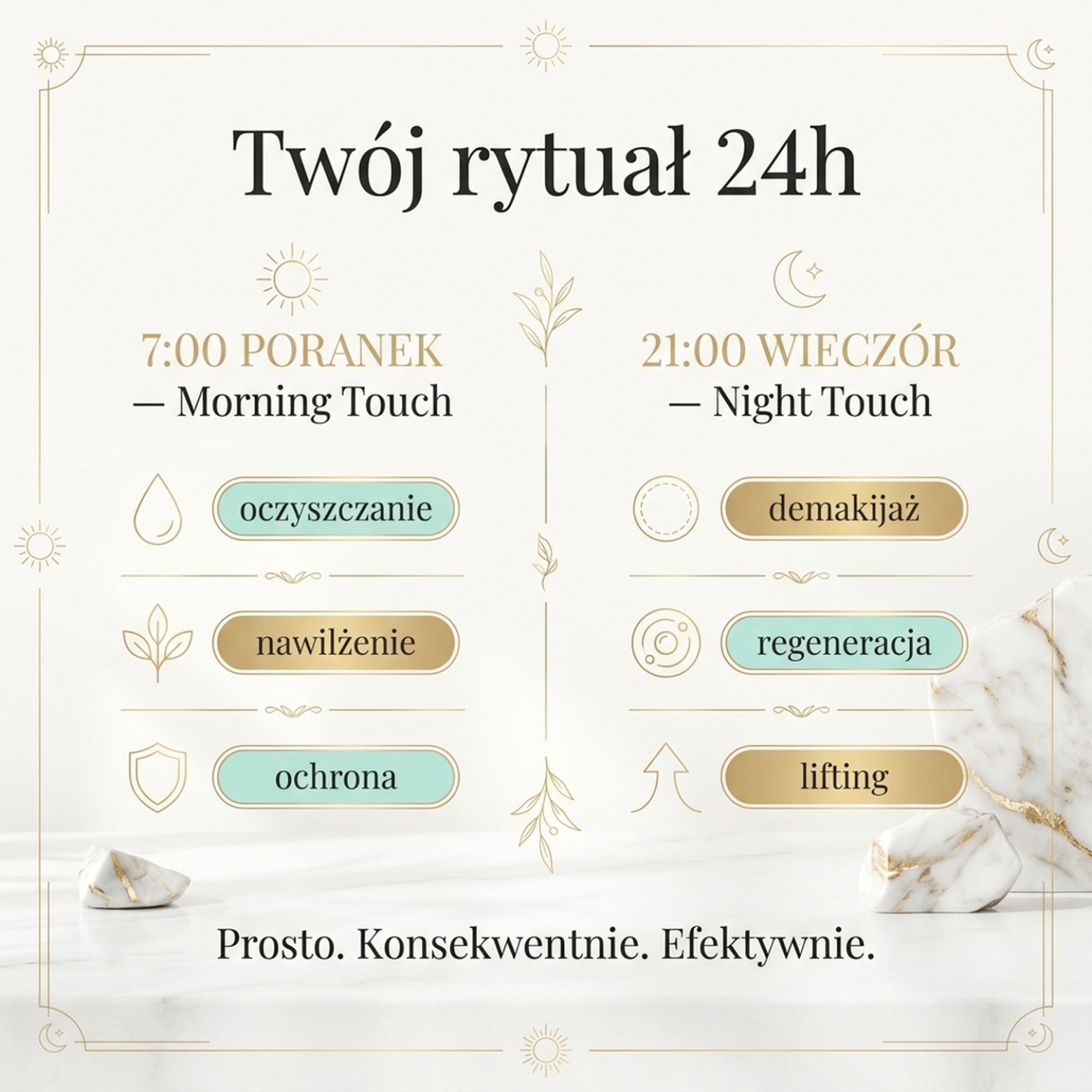 Pakiet: LUOVI Touch Komplet - Morning + Night - Poranny i wieczorny rytuał pielęgnacyjny
