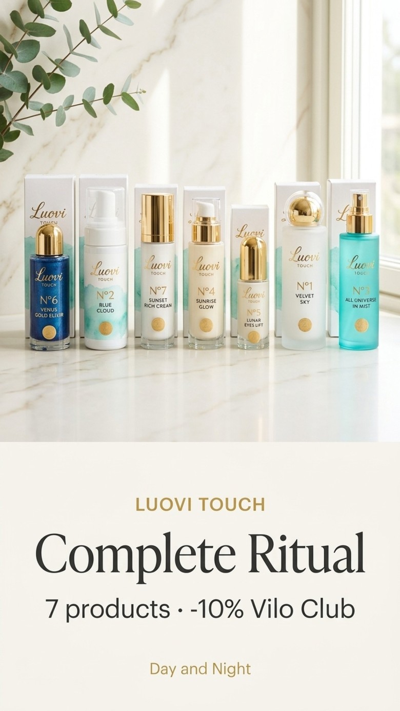 Set: LUOVI Touch Complete - Morning + Night - Day and Night skincare ritual