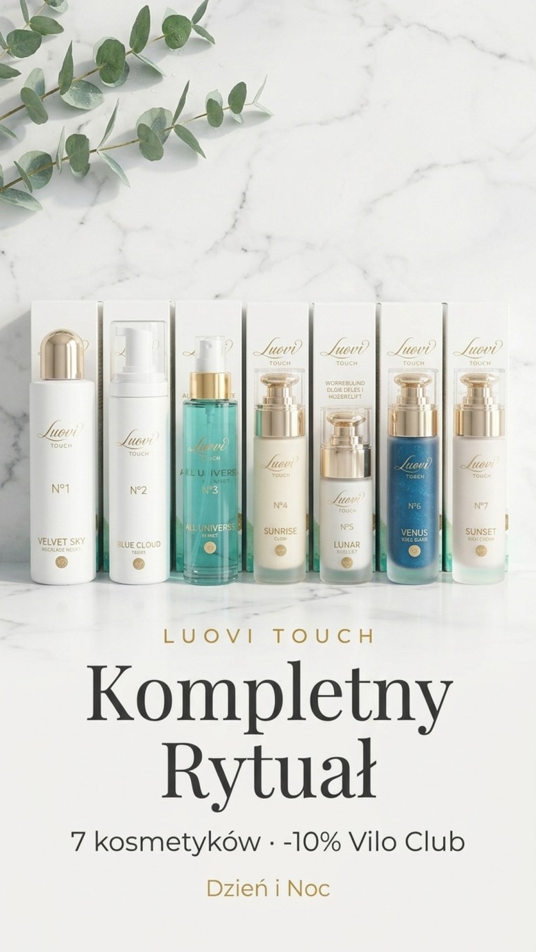 Pakiet: LUOVI Touch Komplet - Morning + Night - Poranny i wieczorny rytuał pielęgnacyjny