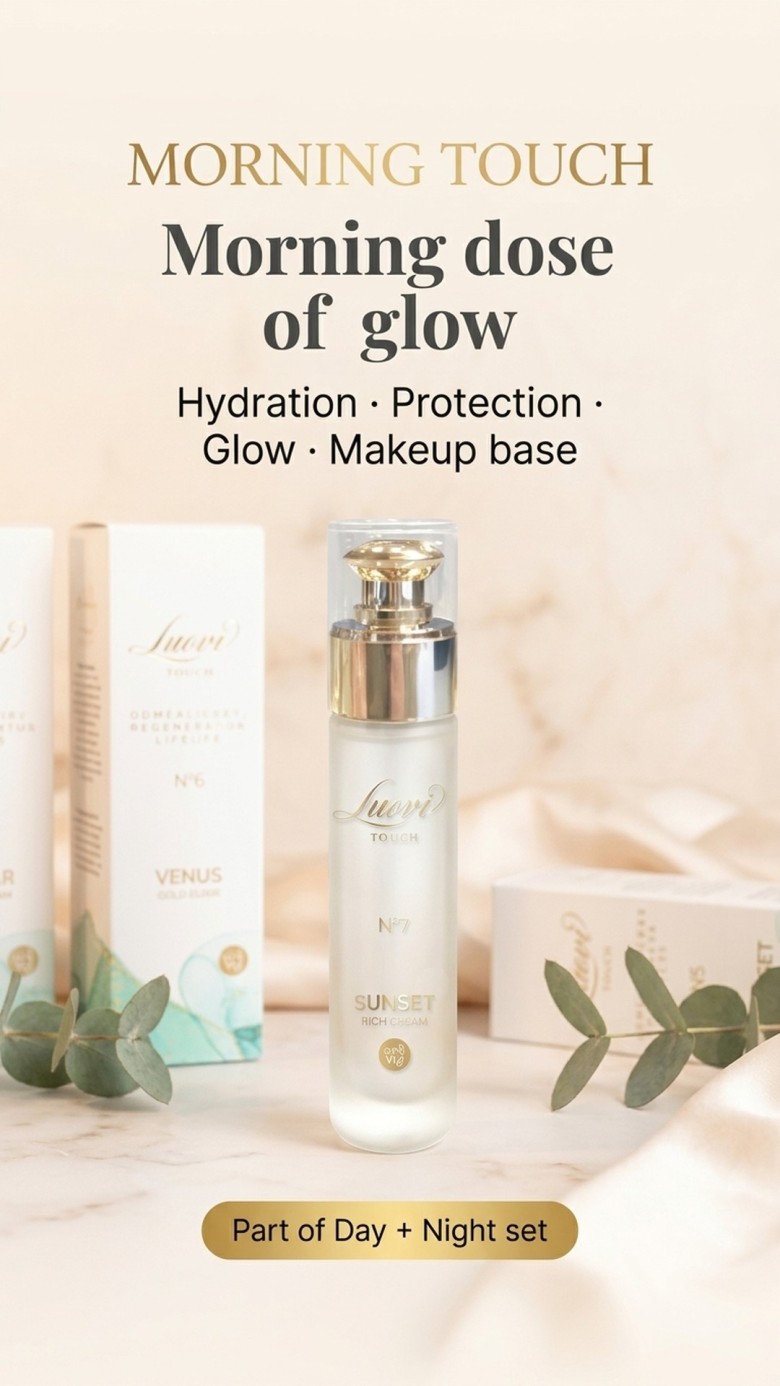 Set: LUOVI Touch Complete - Morning + Night - Day and Night skincare ritual