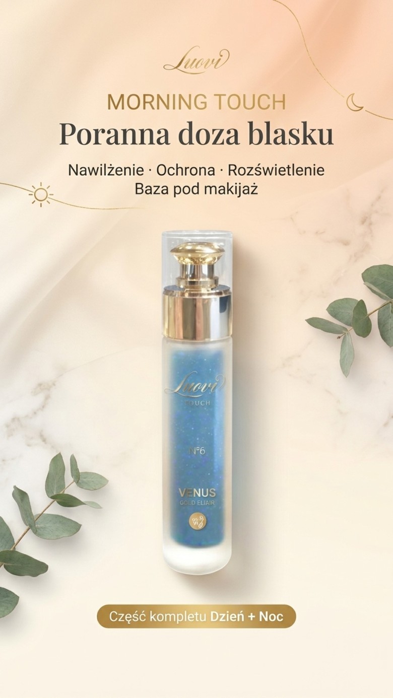 Pakiet: LUOVI Touch Komplet - Morning + Night - Poranny i wieczorny rytuał pielęgnacyjny