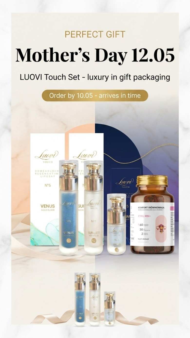 Set: LUOVI Touch Complete - Morning + Night - Day and Night skincare ritual