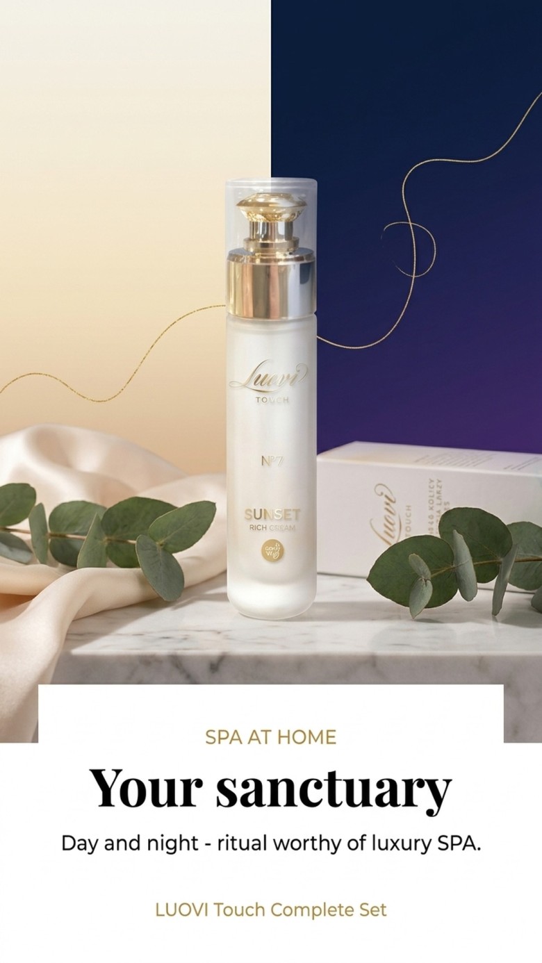Set: LUOVI Touch Complete - Morning + Night - Day and Night skincare ritual