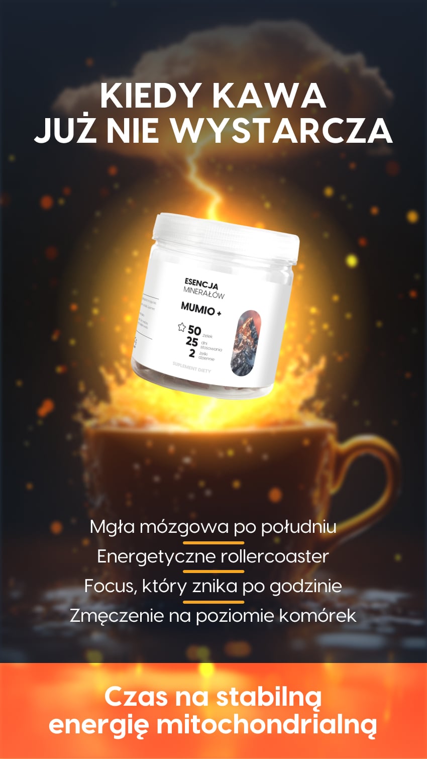 MUMIO+ - Shilajit 50% kwasów fulwowych - żelki na regenerację — story 2