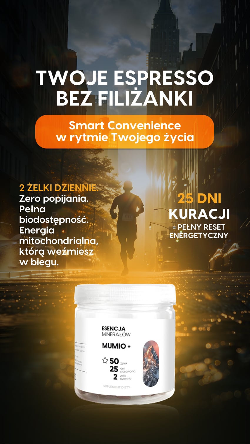 MUMIO+ - Shilajit 50% kwasów fulwowych - żelki na regenerację — story 6