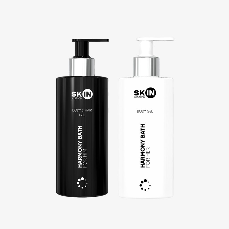 Viloway - Pakiet: Harmony Bath For Him + Her - Nawilżający żel pod prysznic