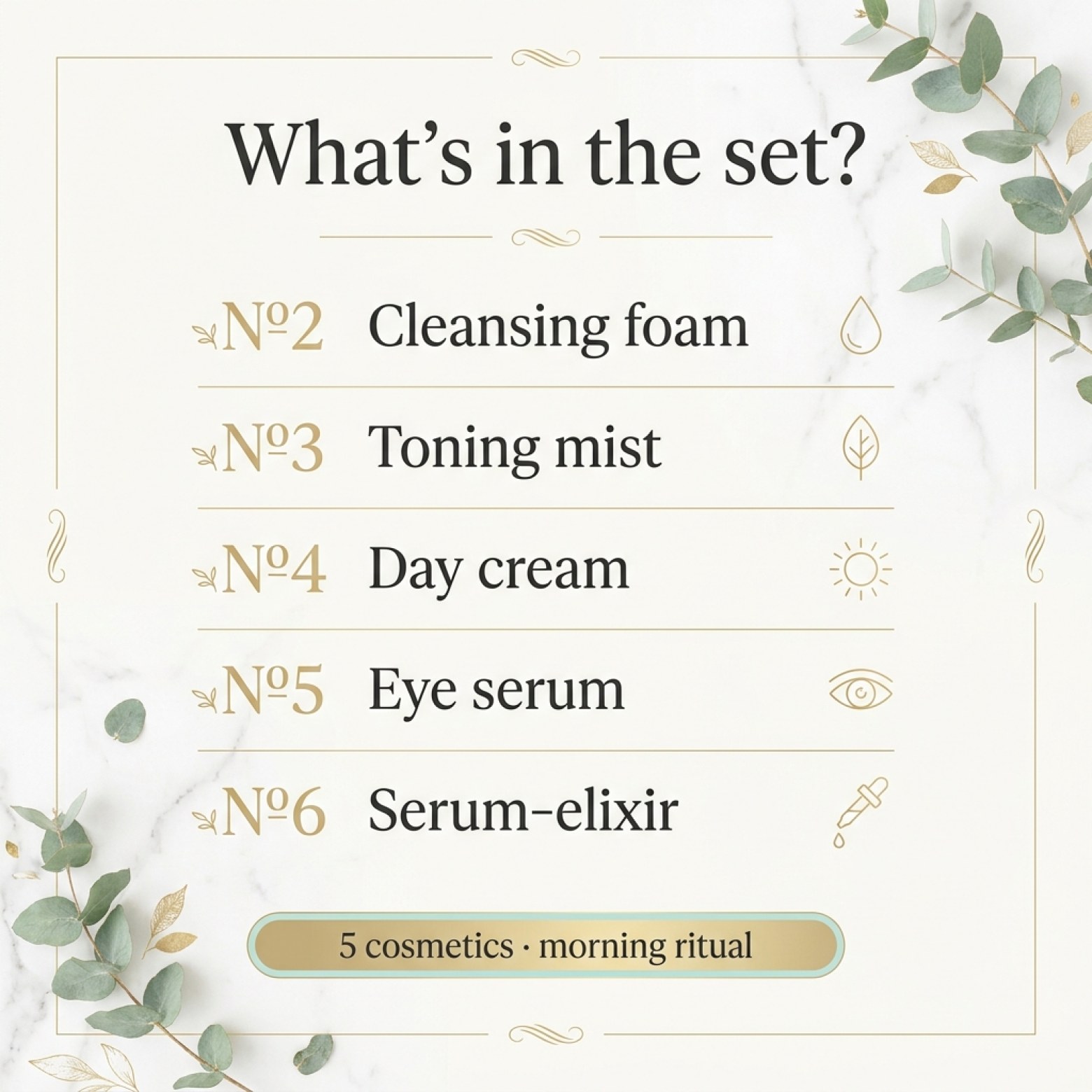 Set: LUOVI Morning Touch - Morning Skincare Ritual