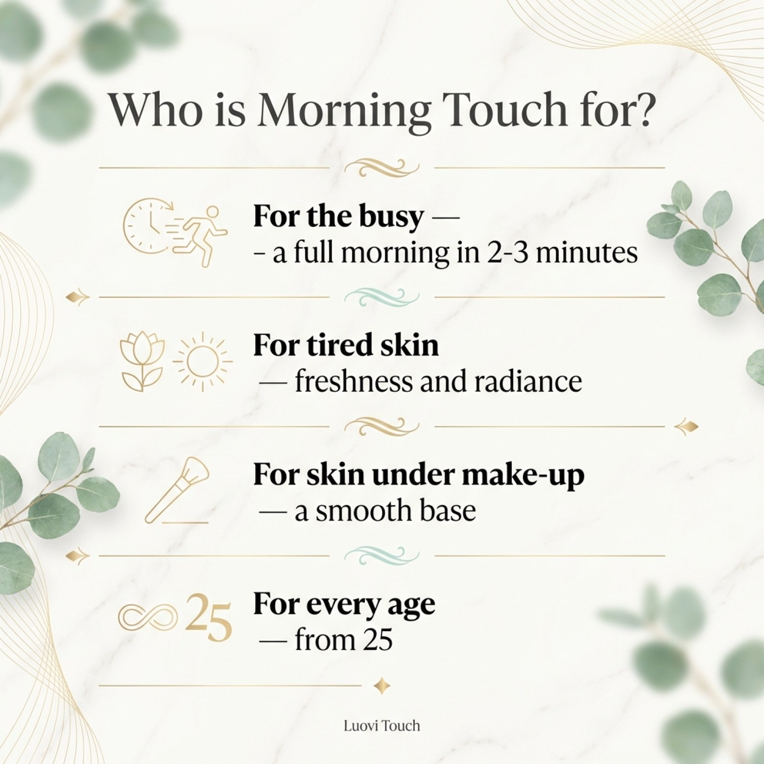 Set: LUOVI Morning Touch - Morning Skincare Ritual