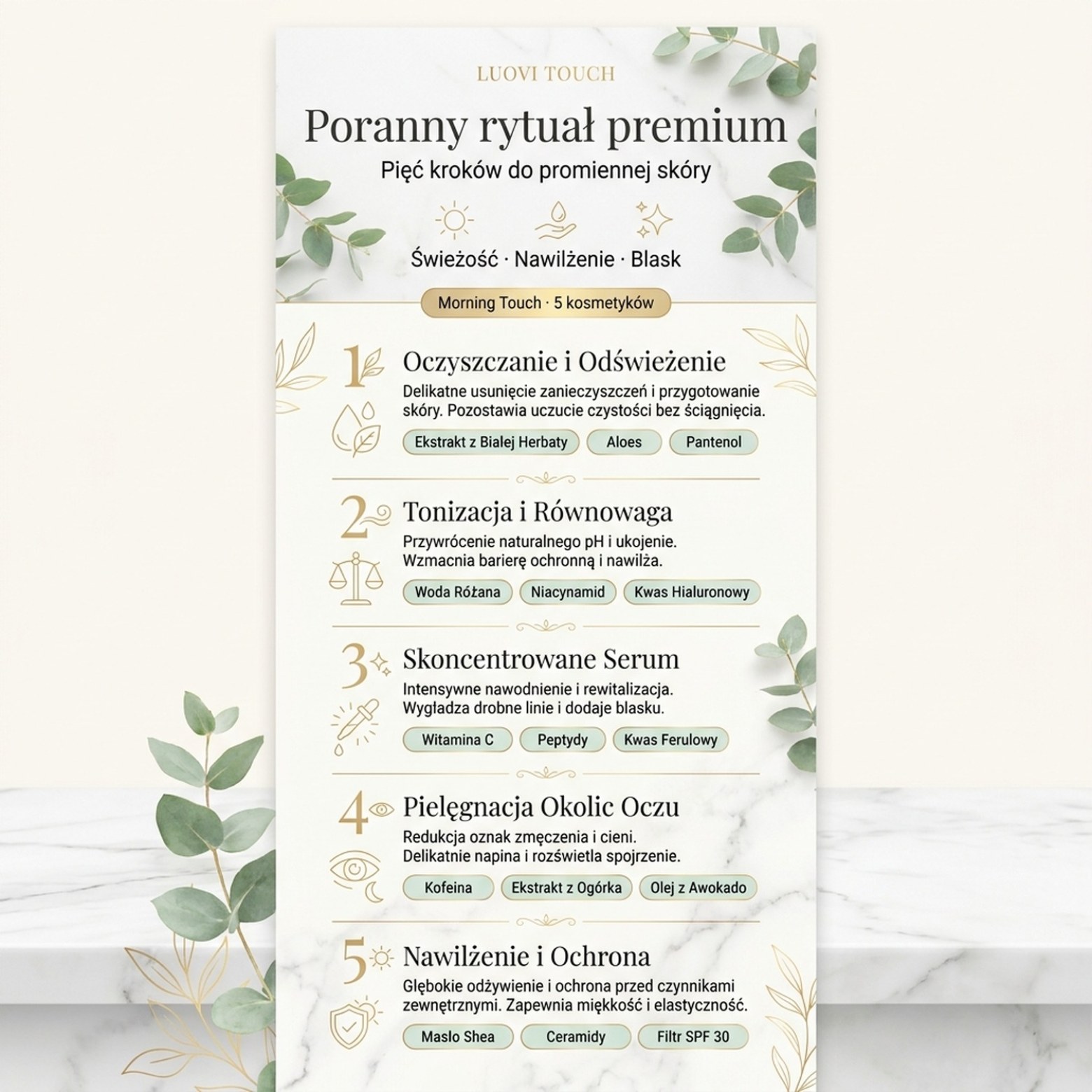 Pakiet: LUOVI Morning Touch - Poranny Rytuał Pielęgnacyjny