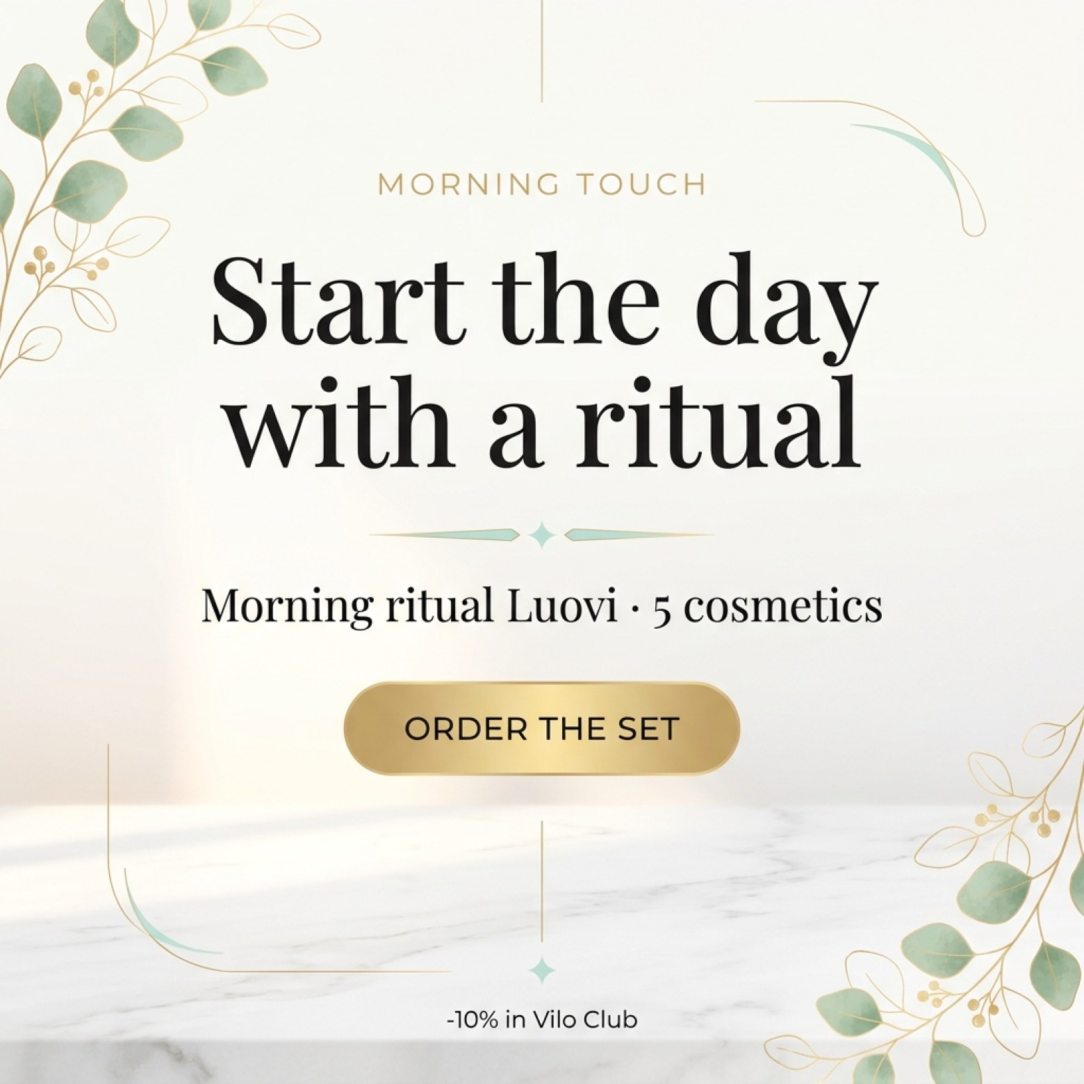 Set: LUOVI Morning Touch - Morning Skincare Ritual