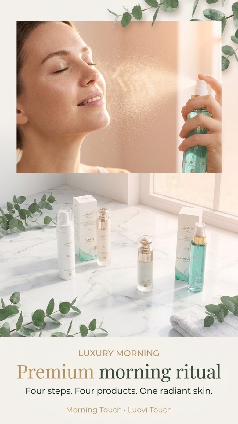 Set: LUOVI Morning Touch - Morning Skincare Ritual