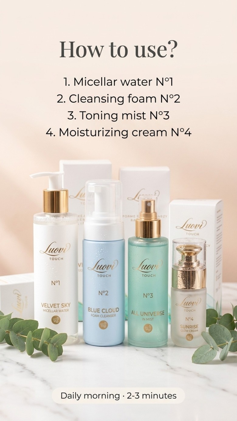 Set: LUOVI Morning Touch - Morning Skincare Ritual