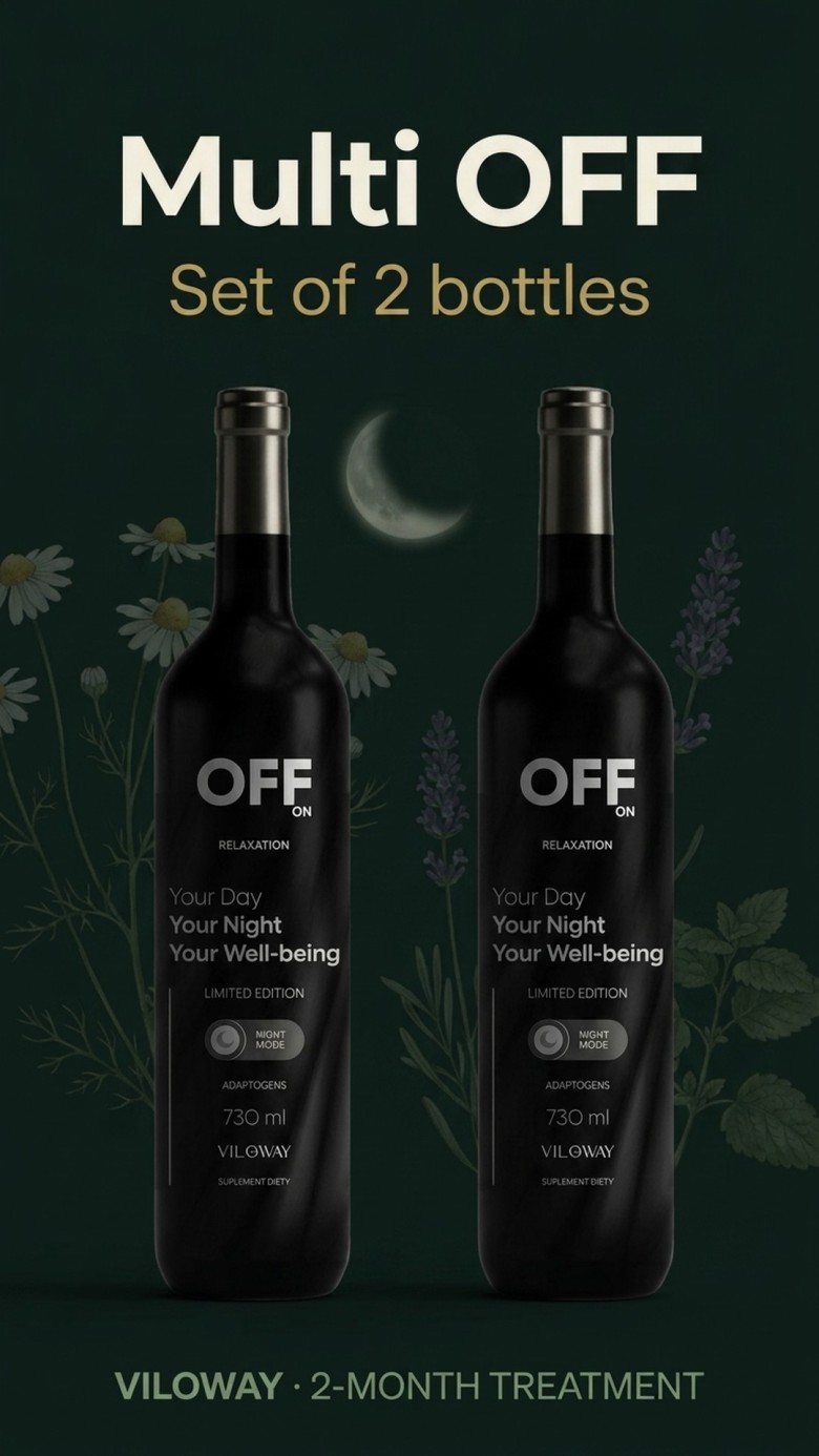 Set: Multi OFF - Liquid supplement for sleep and recovery - 2x 730 ml