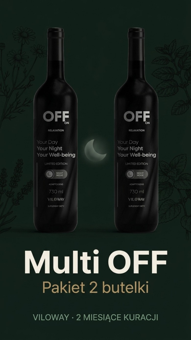 Pakiet: Multi OFF - Suplement plynny na sen i regeneracje - 2x 730 ml
