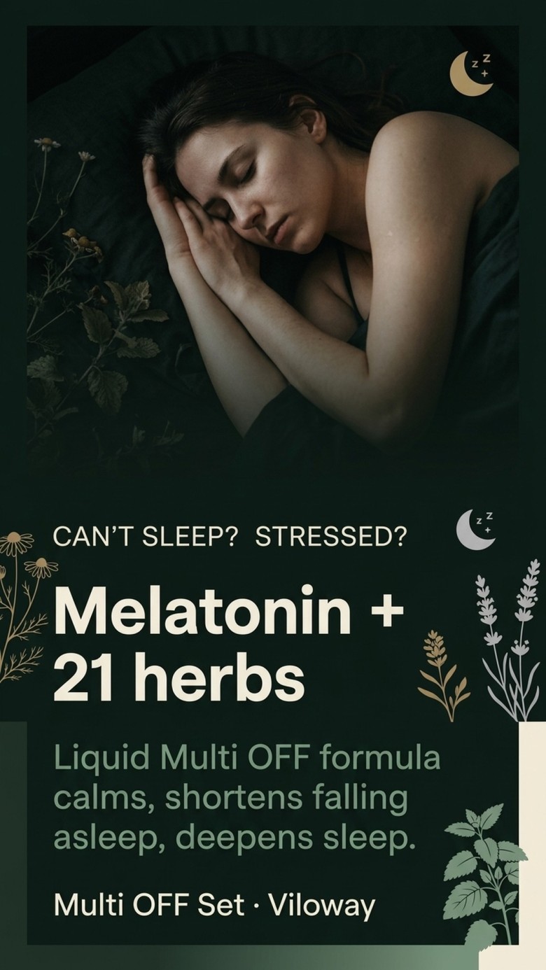 Set: Multi OFF - Liquid supplement for sleep and recovery - 2x 730 ml