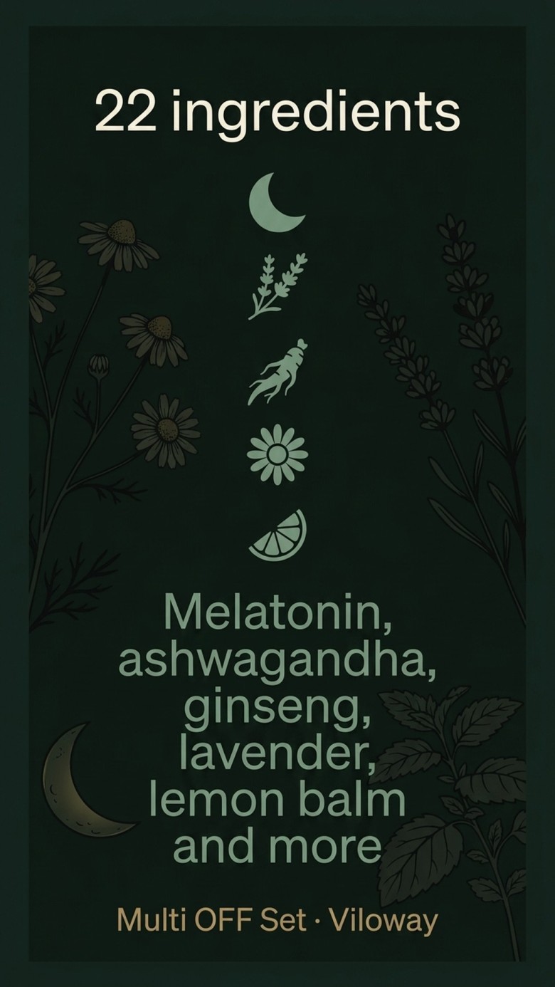 Set: Multi OFF - Liquid supplement for sleep and recovery - 2x 730 ml