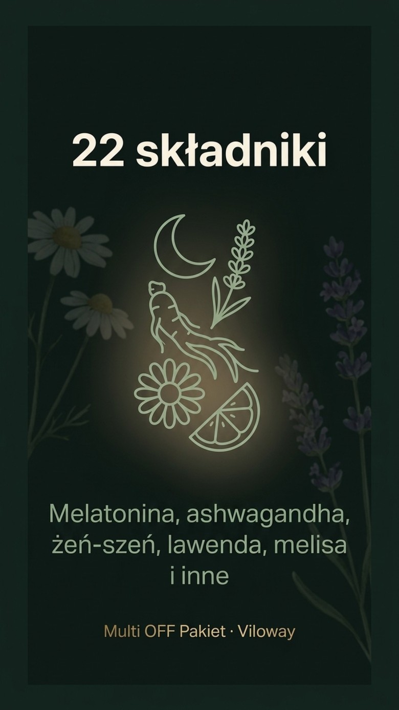 Pakiet: Multi OFF - Suplement plynny na sen i regeneracje - 2x 730 ml