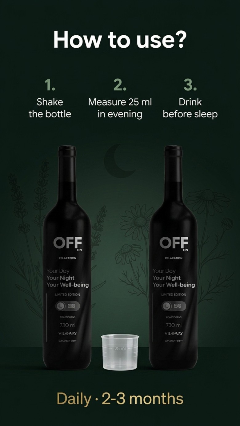 Set: Multi OFF - Liquid supplement for sleep and recovery - 2x 730 ml