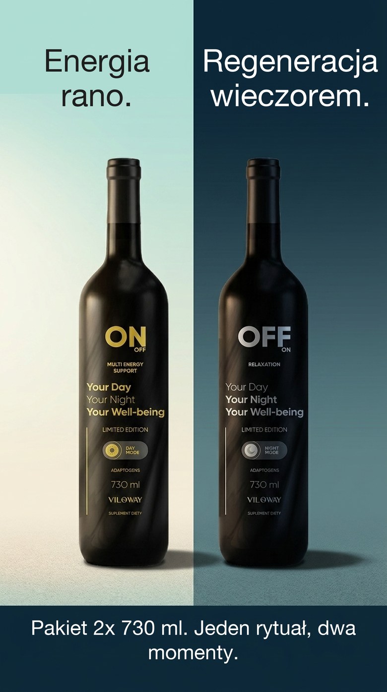 Multi ON + Multi OFF - Pakiet dzień i noc - rytuał 24h - płyn 2x 730 ml