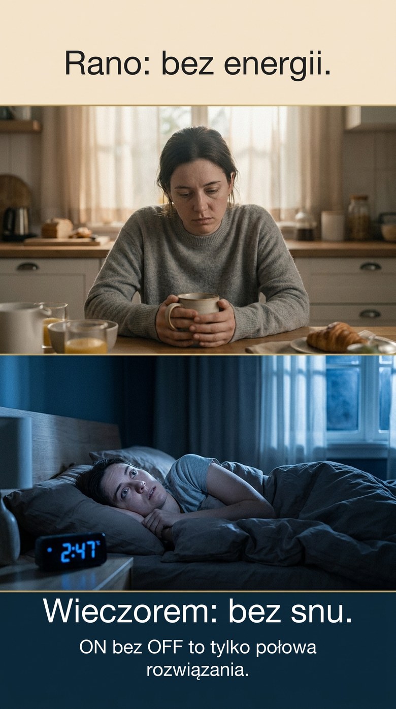 Multi ON + Multi OFF - Pakiet dzień i noc - rytuał 24h - płyn 2x 730 ml