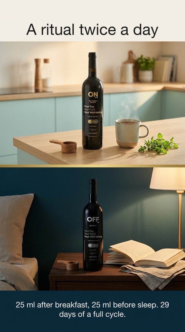 Multi ON + Multi OFF - Day and Night Bundle - 24-hour ritual - liquid 2x 730 ml