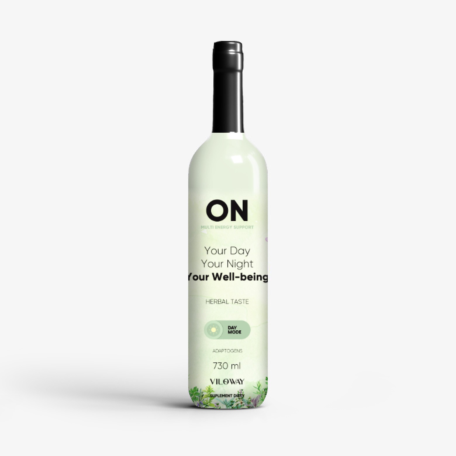 Multi ON Herbal - Lemon + Alfalfa + Assam Tea for Vitality - Liquid