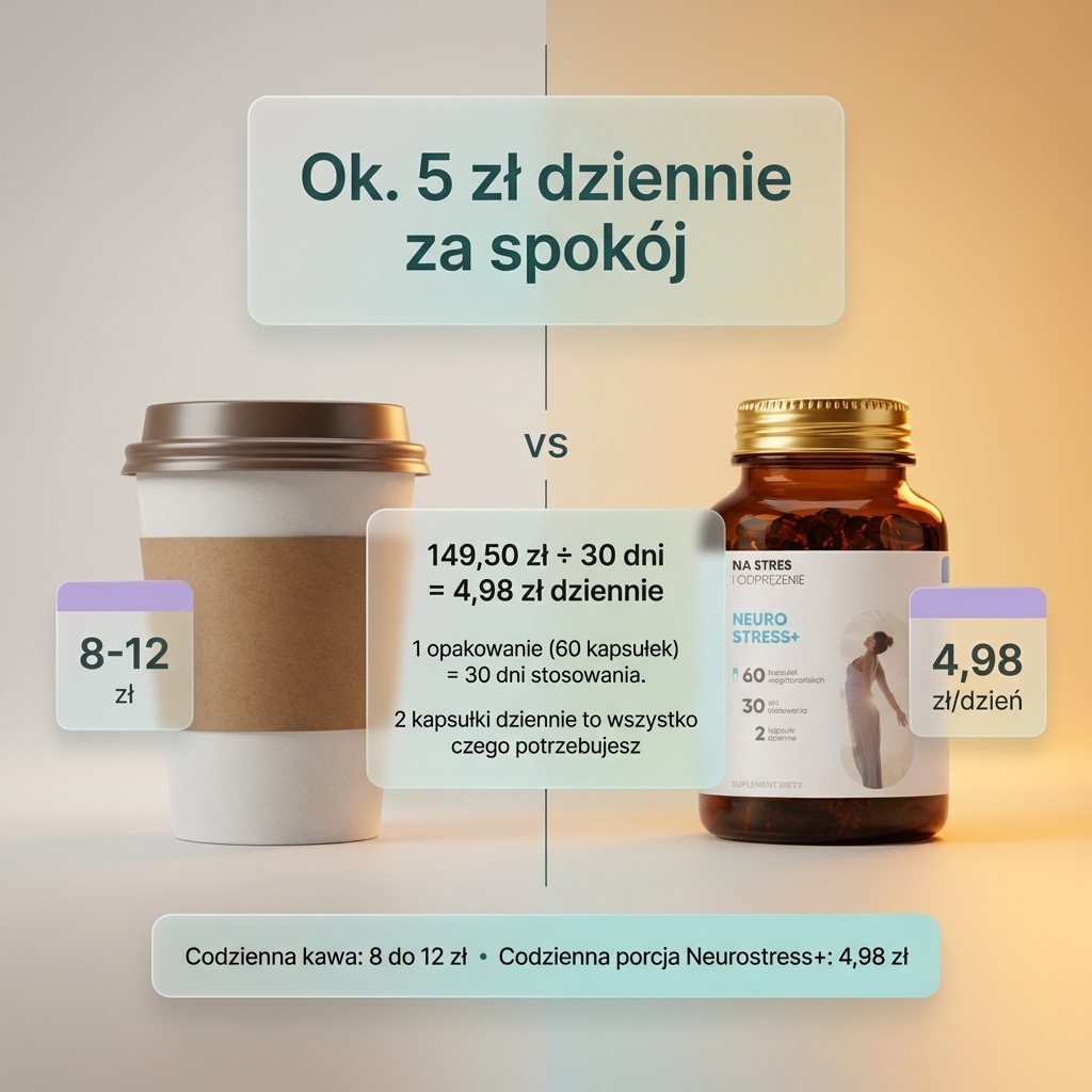 Neurostress+ - Męczennica + Szafran + Inozytol na redukcję stresu