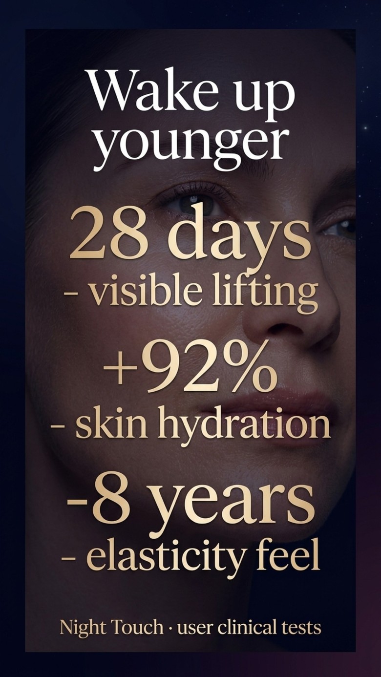 Set: LUOVI Night Touch - Evening Skincare Ritual 5-in-1 with caviar and stem cells