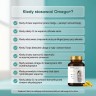 Omega+ - Omega-3 EPA DHA + Coenzyme Q10 for Heart and Brain