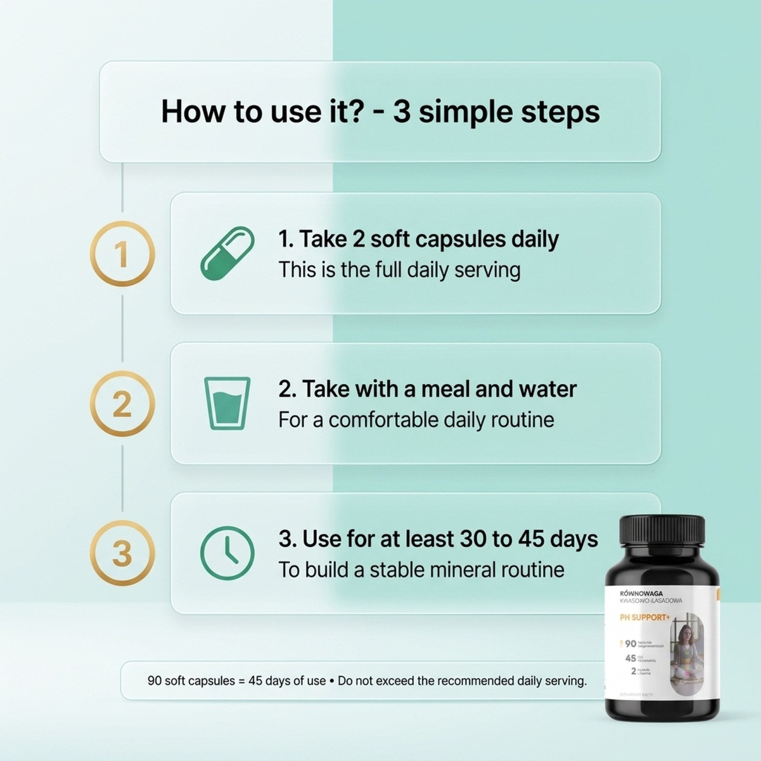 pH Support+ - Magnesium Citrate + Calcium + Potassium for Acid-Base Balance