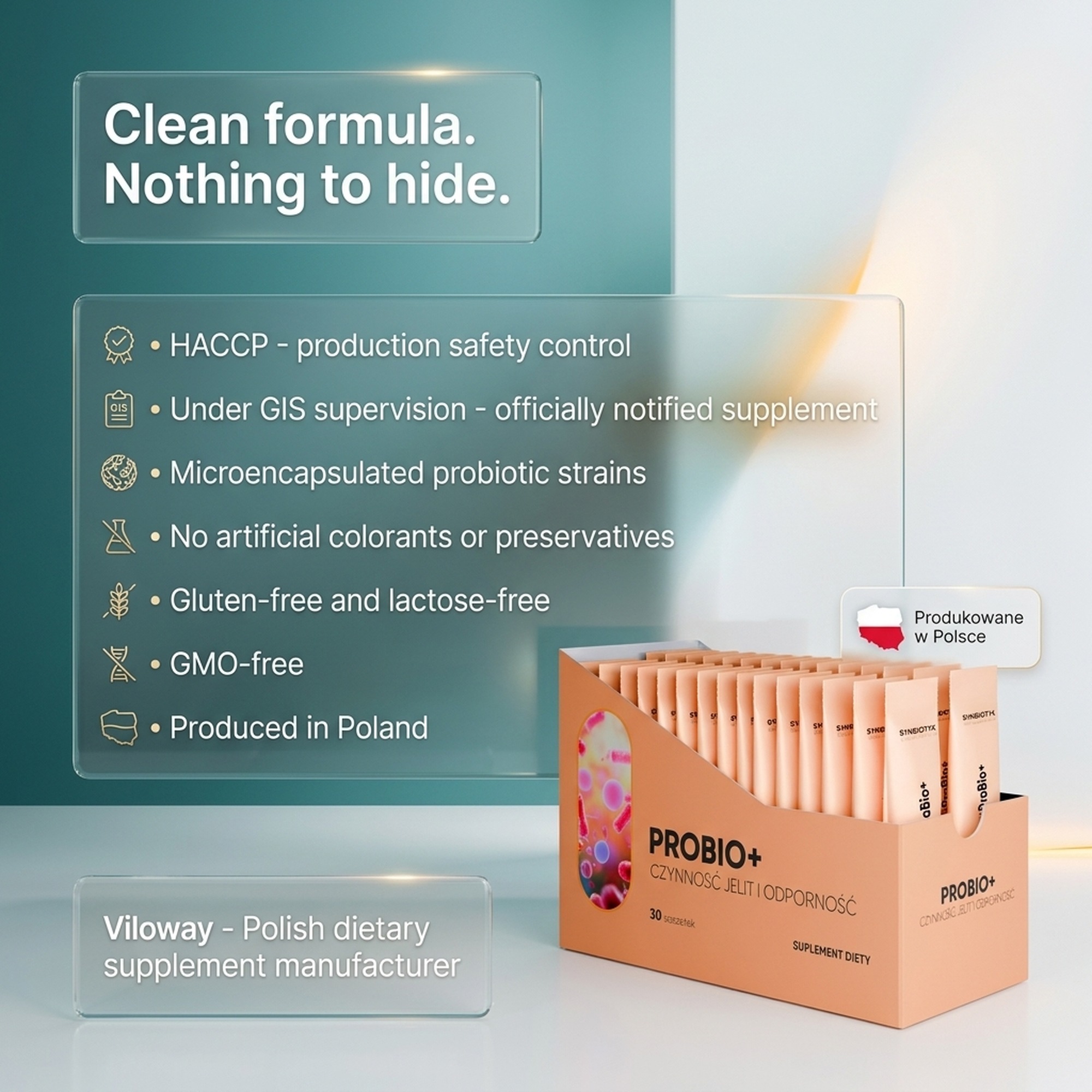 ProBio+ - 19 Strains (18 Bacteria + Yeast) for Healthy Gut