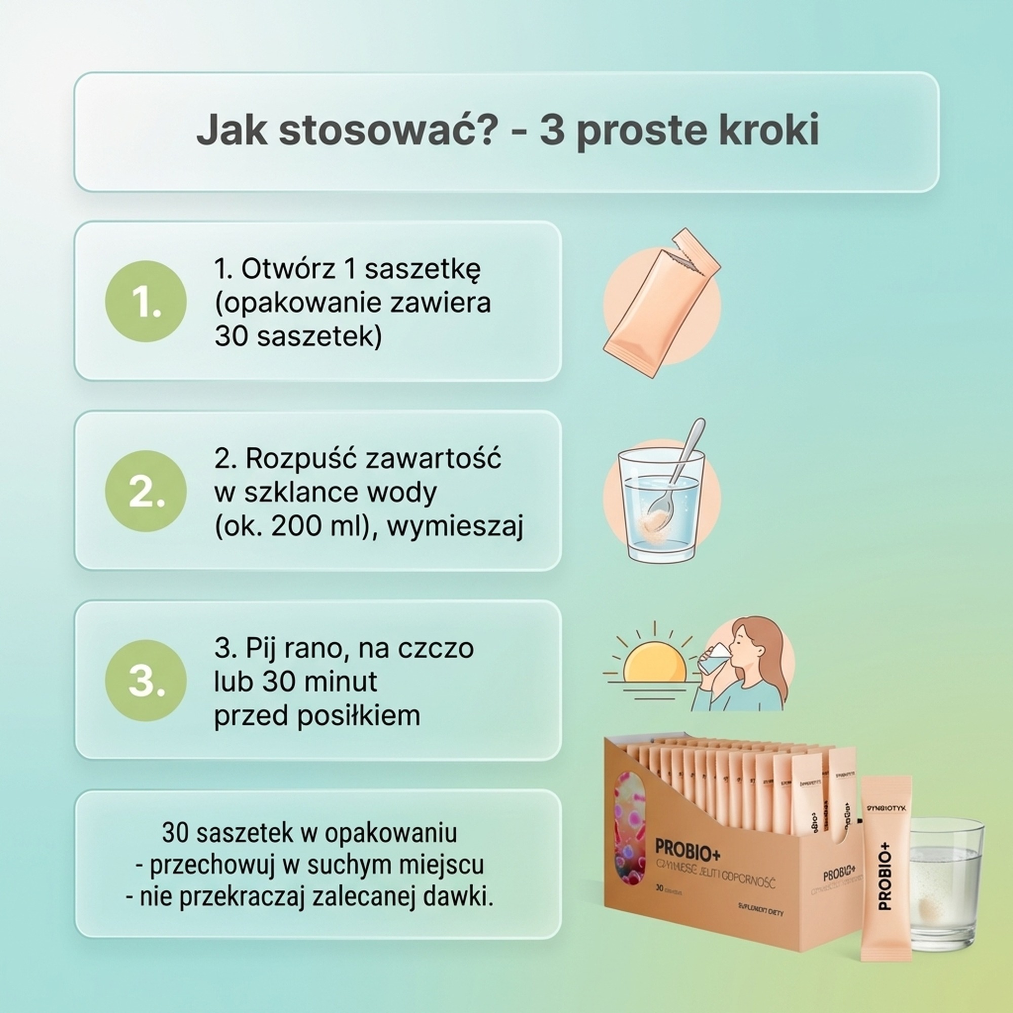 ProBio+ - 19 szczepów (18 bakterii + drożdże) na zdrowe jelita