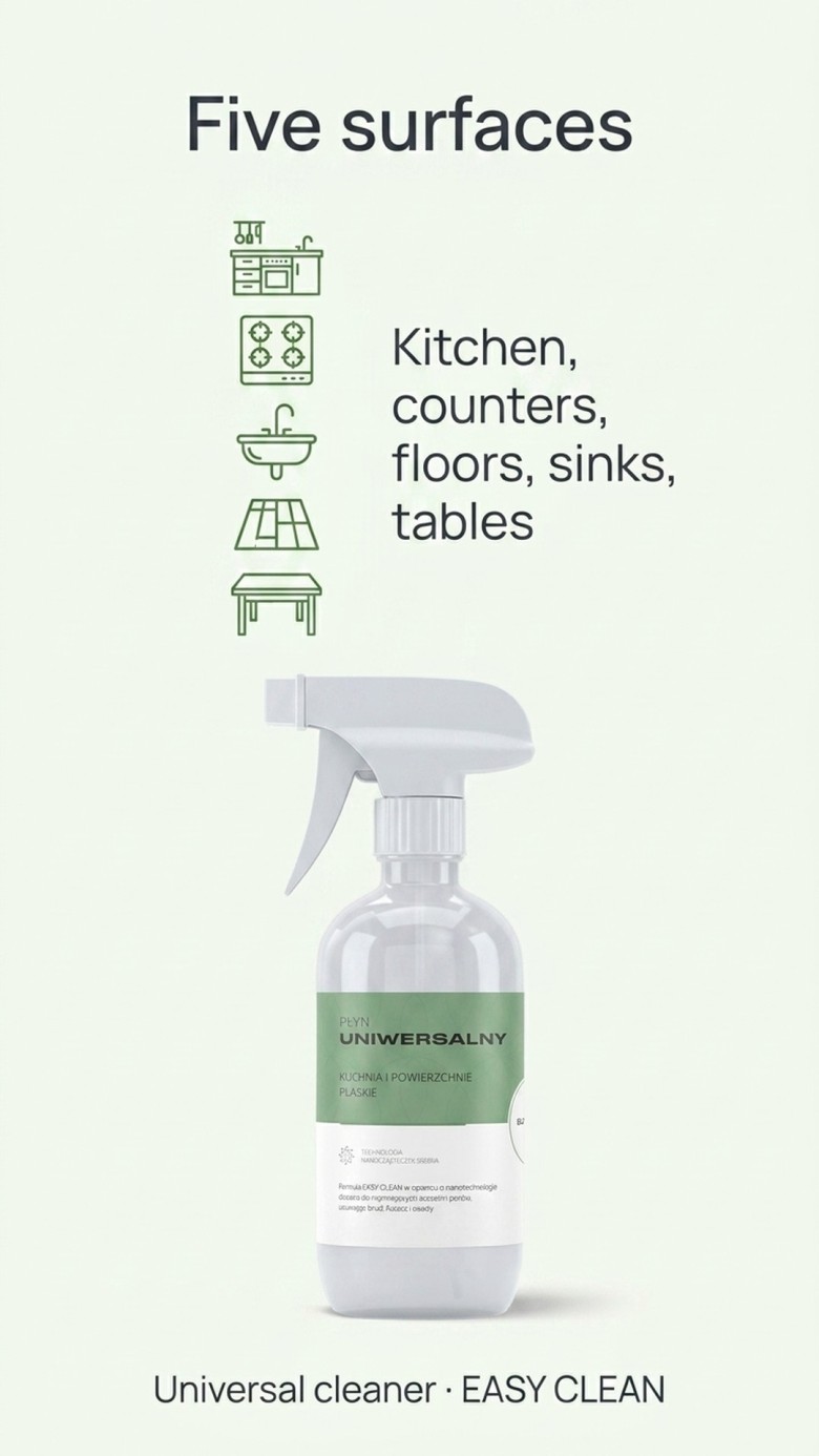 EASY CLEAN - Universal cleaner 500 ml - Kitchen & surfaces